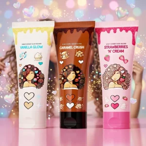 3 in 1 Curl Shine Cream Lightweight Styling Lotion Hydrating Enhancer Smoothing Anti Frizz Botanical Whip