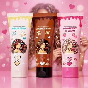 3 in 1 Curl Shine Cream Lightweight Styling Lotion Hydrating Enhancer Smoothing Anti Frizz Definition Glue
