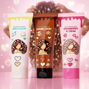 3 in 1 Curl Shine Cream Lightweight Styling Lotion Hydrating Enhancer Smoothing Anti Frizz Revitalizer