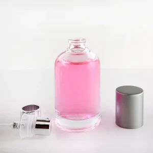 30 50 100 ml Cosmetic Mist Spray Glass Bottles Custom Luxury Unique Empty Perfume Bottle with Lid