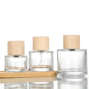30/50Ml Transparent Glass Perfume Bottle 100Ml Bayonet Cylindrical Sub Bottle Empty Convenient Spray Aromatherapy Bottle