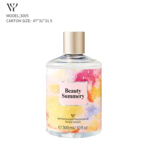 300ml Refreshing Fragrance Midnight Dreamy Scent Nectar Rock Candy Sweet Lather Hydrating Shower Gel Body Wash
