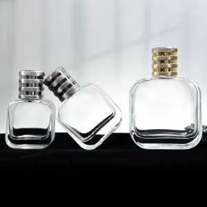 30ML Luxury High End Men’s Perfume in Elegant Crocodile Print Glass Bottle with Metal Cap Customized Support Box Included