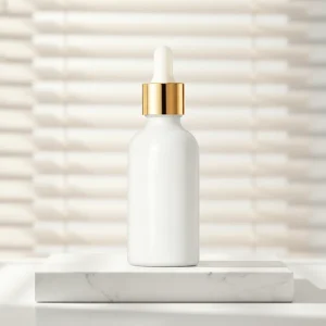 30ml 100ml Clear Glass Hair Oil Bottle with Dropper Customization Logo and Box