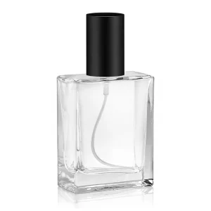 30ml/1oz Square Glass Perfume Spray Bottle Travel Refillable No Reed Diffuser Free