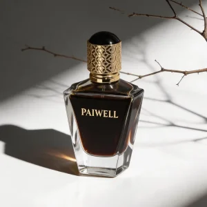 30ml 50ml 100ml Clear Square Luxury Perfume Bottle Glass Two Layer Heavy Bottom with Crimp Sprayer ABS Lid