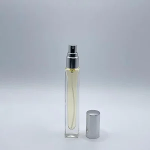 30ml 50ml 100ml Custom Engraving Small Refillable Square Empty Glass Perfume Spray Bottle with Metal Cap