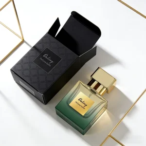 30ml 50ml 100ml Green Perfume Bottle Packaging Glass Luxury Empty Perfume Bottle with Box