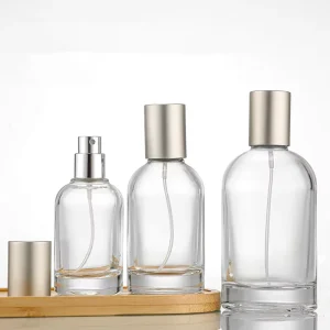 30ml 50ml 100ml Luxury Glass Perfume Bottle Spray Bottle with Pump Lid