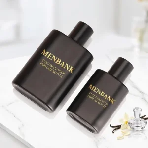 30ml 50ml 100ml Perfume Bottle with Cap Mixed Shape Design OEM Custom Logo & Carton Box Available