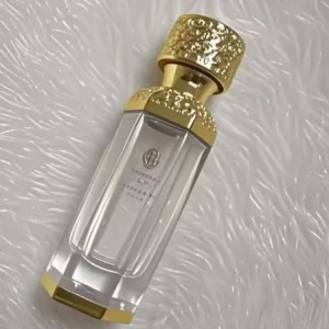 30ml 50ml 100ml Unique Hexagonal Empty Glass Perfume Bottle Pump Sprayer Custom Color Gold Silver Cap for Premium