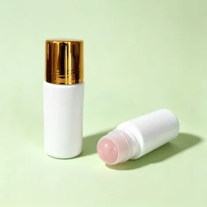 30ml 50ml Essential Oil Glass Roll on Roller Bottle with Rose Quartz Ball