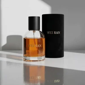 30ml 50ml Perfume Bottle with Box Silver Cap Custom Acceptable