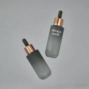 30ml Glass Dropper Bottle with Wooden Stopper and Screen Printing for Essential Oils and Serums Luxury with Box Made in China