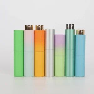 30ml Travel Portable Refillable Pump Mini Perfume Atomizer with Screen Printing for Aromatherapy Twist up
