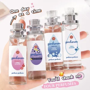 35ml Eau De Parfum Travel Size Spray Light Fragrance in Pink Purple Blue White for Children and Adults