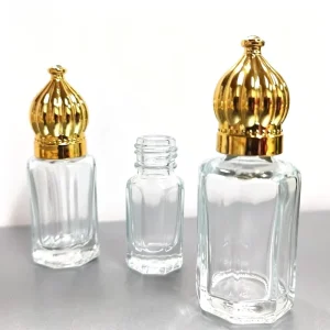 3ML 6ML 12ML Design Your LOGO Oud Empty Glass Attar Bottles 3ml Essential Oil Musk Glass Arabian Perfume Oil Bottles