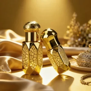 3ML 6ML 12ML Oud Vide Glass Attar Roller Bottle Essential Oil Musk Glass Roll on Arabian Perfume Oil Bottles with Glass Rods