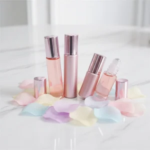3ml 5ml 8ml 10ml 15ml Pink Essential Oil Roller Bottles Roll On Glass Bottle Perfume Roll On Bottle