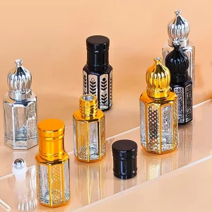 3ml 6ml 12ml Small Roller Bottle Stainless Roll on Ball for Middle Eastern Style Perfume Essential Oil