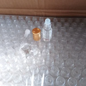3ml 6ml 9ml 12ml Clear Essential Oil Glass Octagon Roller Bottle Perfume Oils Attar Bottles