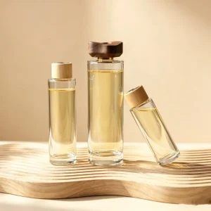 430ML Large Capacity Aromatherapy Empty Bottle Transparent Glass Perfume Essential Oil Diffuser Bottle