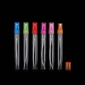 5/10ml Pressurized Portable Perfume Bottle Empty Sample Spray Bottle Fragrance