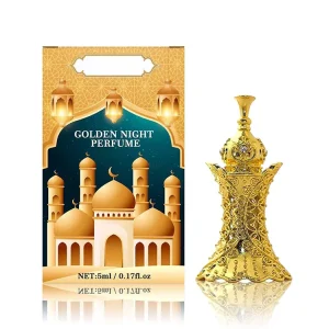 5 mL Women’s Floral Fragrance Perfume with Slim Waist Design, Unisex, Long-Lasting Scent, Portable