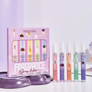 5 Piece Women Fragrance Body Mist Set Long Lasting Parisian Scent Mini Perfume Gift Sets High Grade Quality 10ml X 5