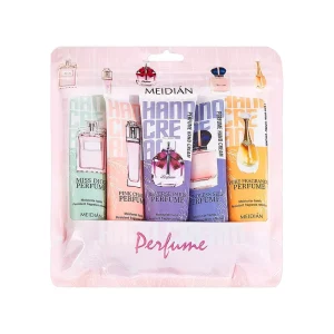 5 Scent Perfume Mini Hand Cream Moisturizing Cuticle Repair Travel Gift Set