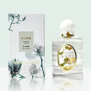 50 Milliliters Custom Magnolia-Scented Perfume, Elegant Fresh Women’s Fragrance