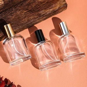 Luxury Women’s 50 ml Perfume Bottle with Cap, Empty Perfume Bottle