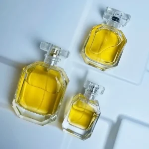 Women’s 50 ml/100 ml Transparent Glass Empty Perfume Bottles for Body Fragrance Products