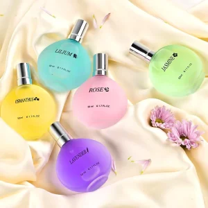 50ML Osmanthus Body Perfume Spray Long Lasting Fragrance Light Smell Small ODM Rose Women Perfume