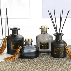 50ml 100ml 150ml 200ml Aromatherapy Home Fragrance Empty Glass Reed Diffuser Bottle