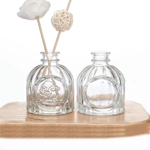 50ml 100ml 150ml 200ml Custom Luxury Clear Reed Diffuser Glass Bottle Glass Aromatherapy Bottle