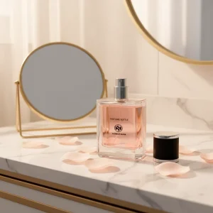 Women’s Perfume Gift Set 50ml 100ml Premium Elegant Square Perfume Spray Bottles Custom