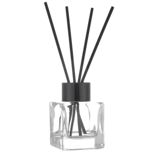 50ml 100ml Clear Glass Reed Diffuser Bottle Empty Square Luxury Aroma Diffuser Bottle