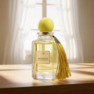 50ml 100ml Cylinder Perfume Glass Bottle Container with Spray Pump and Ball Shape Cap