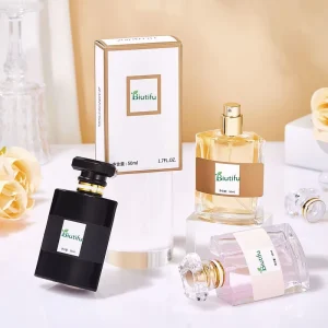50ml Women’s Eau de Parfum, Long-Lasting Floral Woody, 3 Scents
