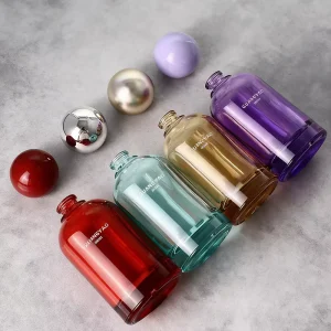50ml Cylindrical Luxury Perfume Bottle with Spray Customized Packaging Boxes Are Available