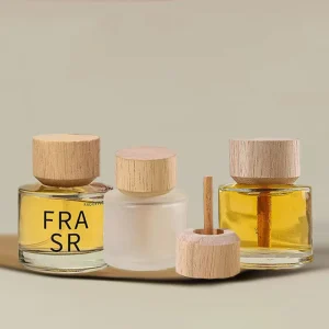 50ml Glass Scented Diffuser Bottle with Long Lasting Fragrance Elegant Style Reed Diffuser Included
