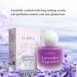 50ml Lavender Women’s Floral Perfume Spray Alcohol Free Long Lasting Fragrance OEM ODM Ready Stock