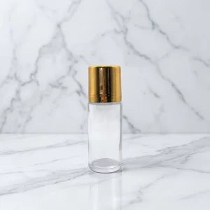 50ml Roller Bottles for Essential Oils Glass Roll Bottles with Roller Ball and Golden Caps for Travel Perfume and Personal Care
