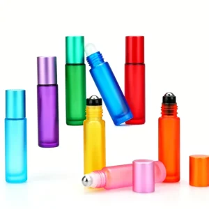 50ml Round Roller Ball Bottle Glass Roll on Bottle Personalized Perfume Bottle Roll on