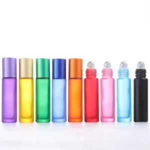 5ml 10 ml Glass Essential Oil Roll on Perfume Bottle Empty Perfume Spray Bottle Roll on Bottle With Steel Roller Ball