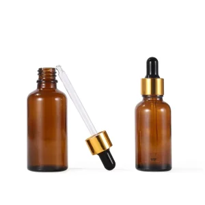 5ml 10ml 15ml 20ml 30ml 50ml 100ml Amber Color Glass Regular Essential Oil Bottle with Glass Dropper