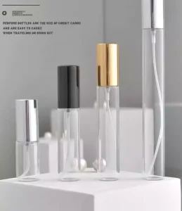 5ml 10ml 15ml Fragrance Refill Bottles Portable Travel Fine Mist Glass Empty Bottles Mini Perfume Bottles for Samples