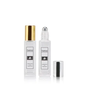 5ml 10ml 20ml 30ml Perfume Oil Glass Bottle With Roller Ball Roll On Perfume Bottle With Plastic Cap