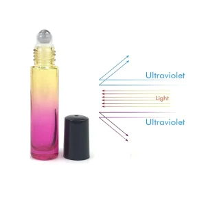 5ml 10ml Empty Essential Oil Perfume Cosmetic Glass Roll on Bottle With Roller Ball